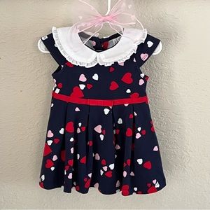 Little girls fit and flare dress